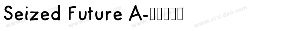 Seized Future A字体转换